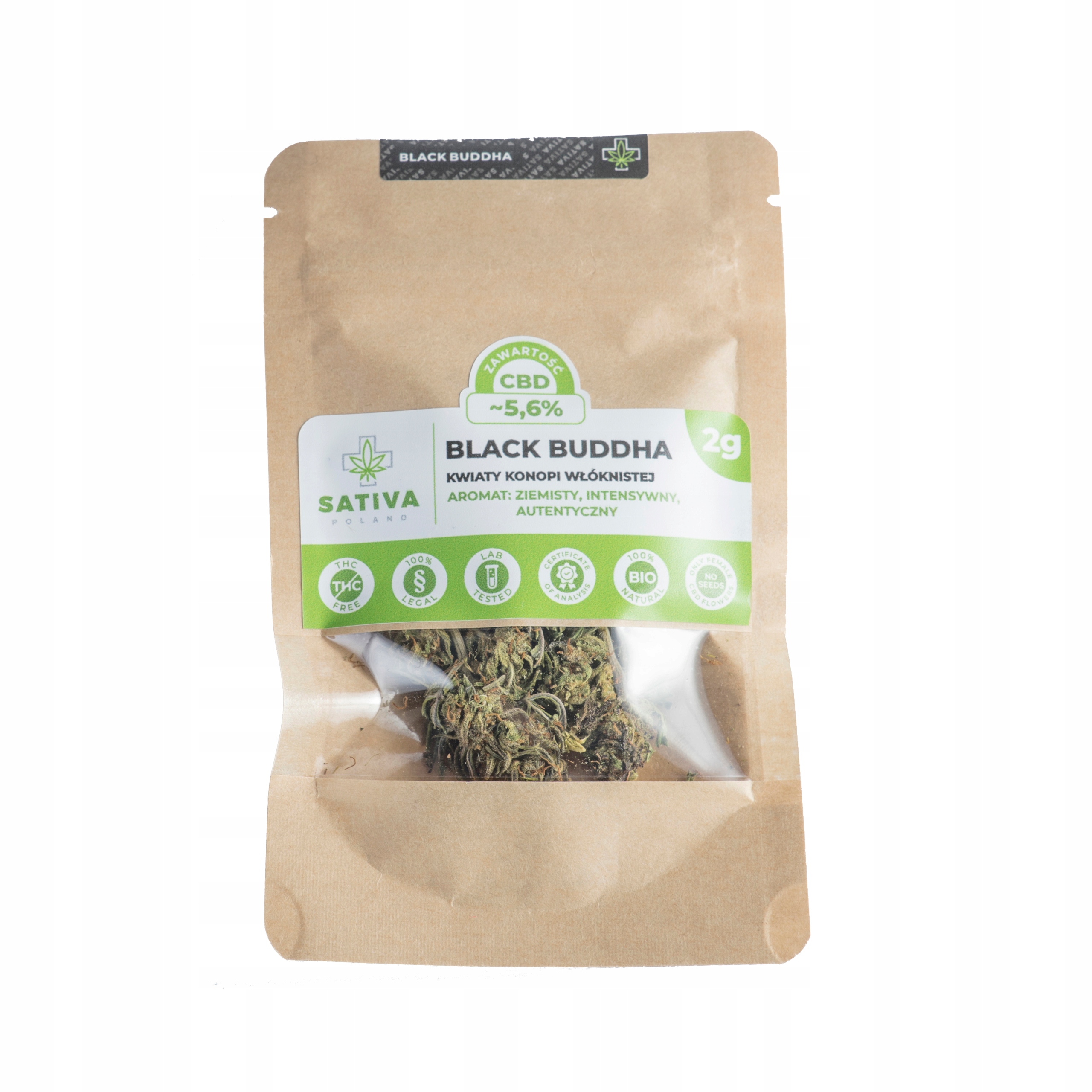CBD - Sushi konope CBD-BLACK BUDDHA 2G- SATIVA POLAND