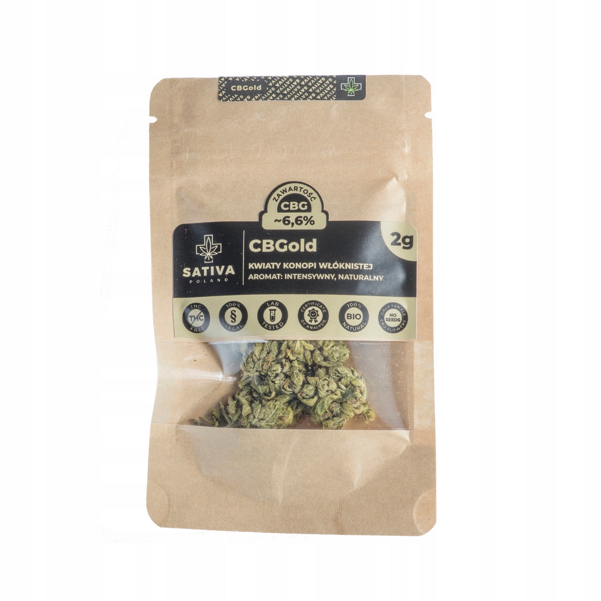 CBD - Susz konope CBD - CBGOLD 2G- SATIVA POLAND