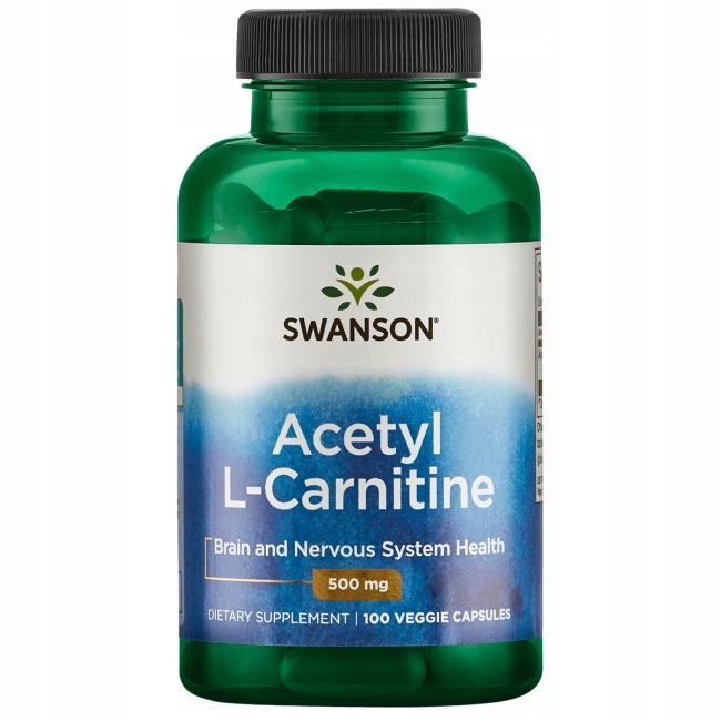 Spaľovač tuku - Swanson acetyl L-karnitín 500mg 100 cvaps