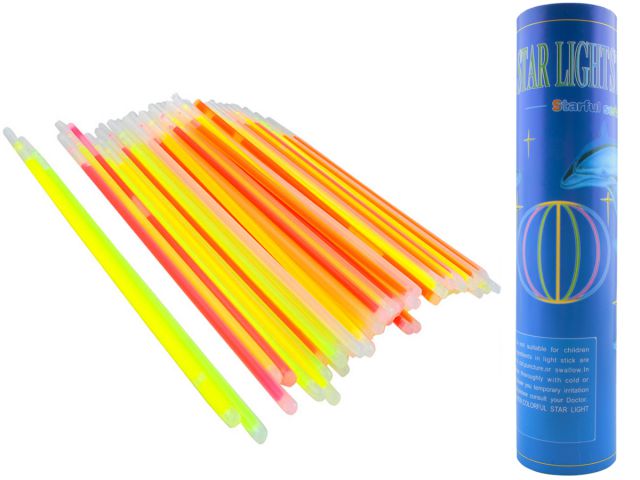 Chemická svetelná glowstick lightstick glow 100 ks