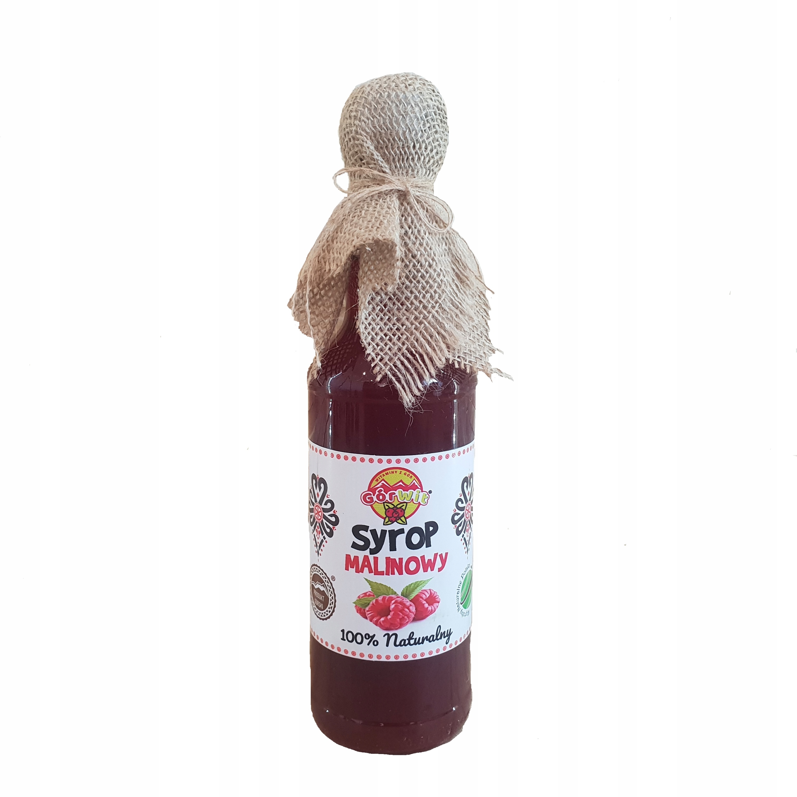 Sirup z malinovej šťavy 100% prírodný, bez konzervantov