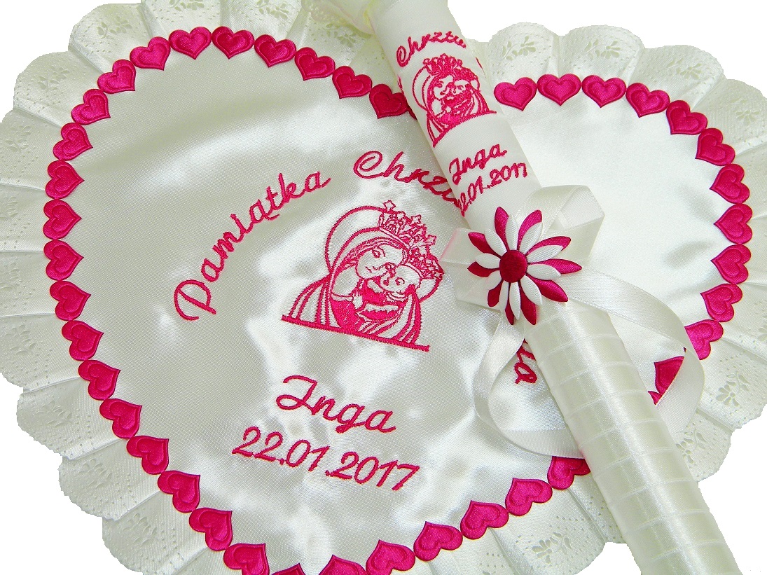 Doplnky na krst - Jednoduché sviečky Brocked Silver Host 30 2Sz