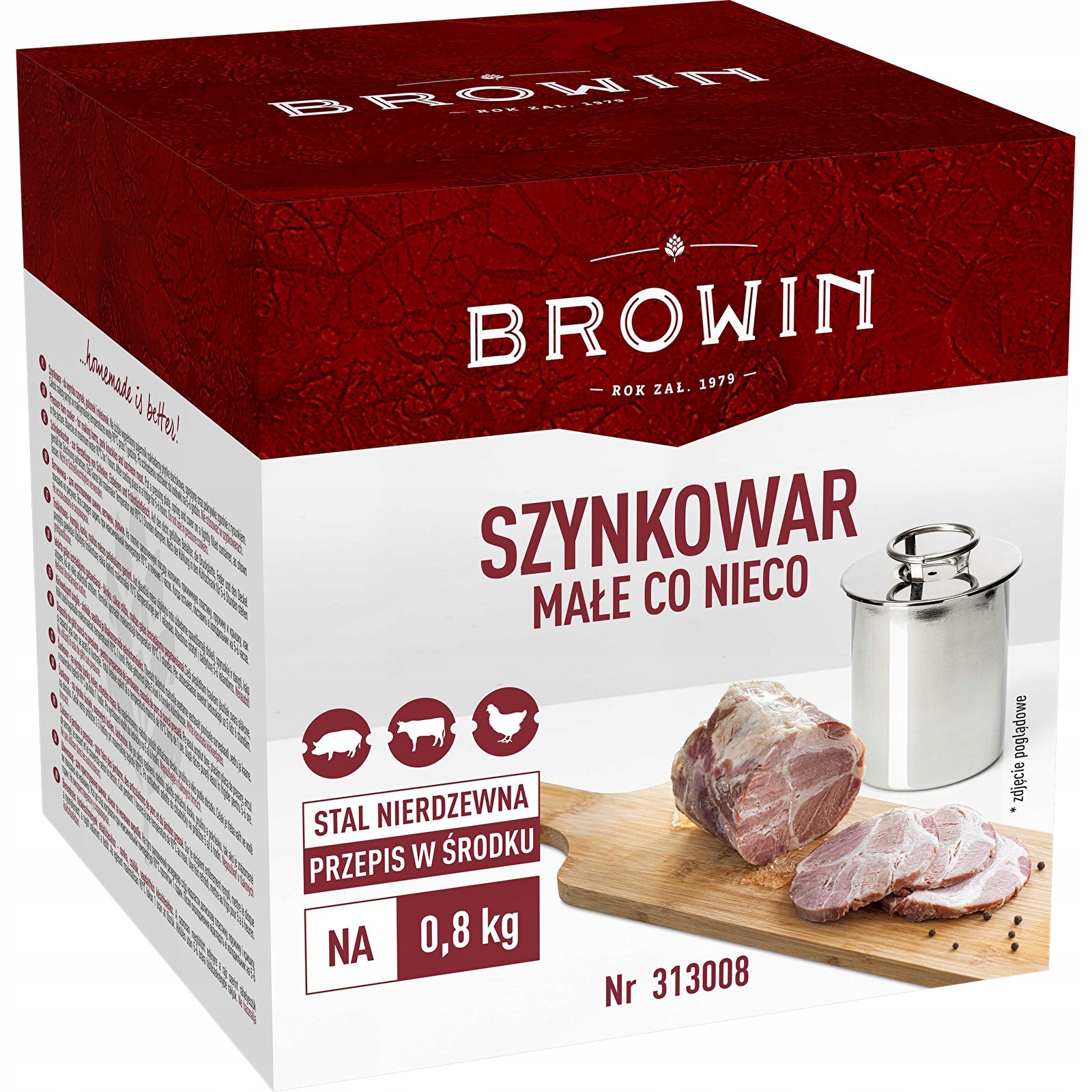 Šunka 0,8kg Malé Co Nice Browin 313008