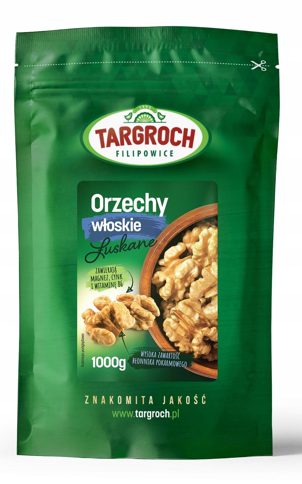 Orechy - Targrošské orechy Hulled 1000g