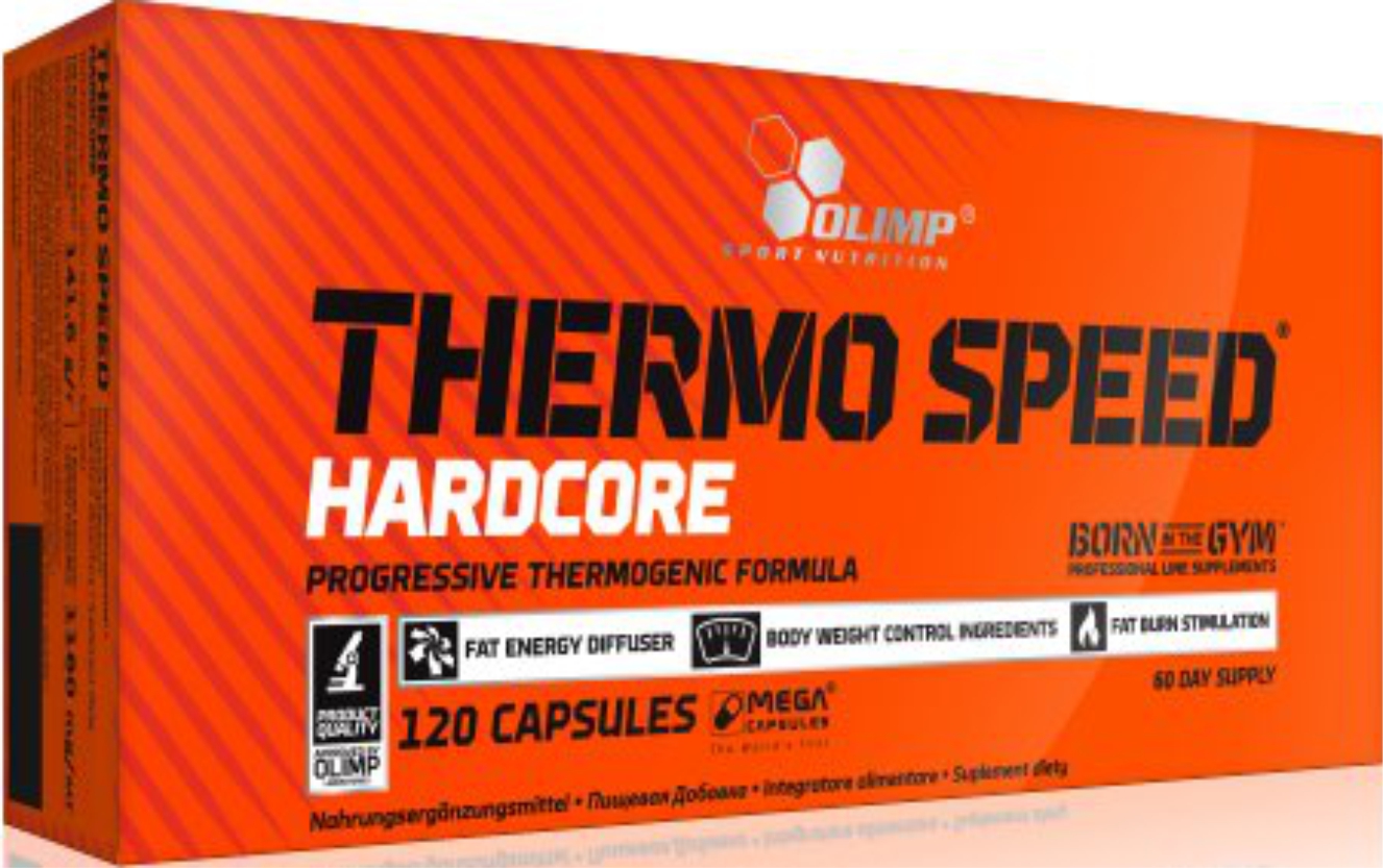 Spaľovač tuku - Thermo Rýchlosť Hardcore 120 čiapky. Olimp Termogenik