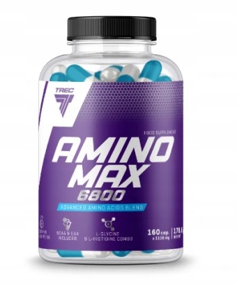 TREC AMINOMOX 6800 160 KAP AMINOY KYMBY BCAA EAA