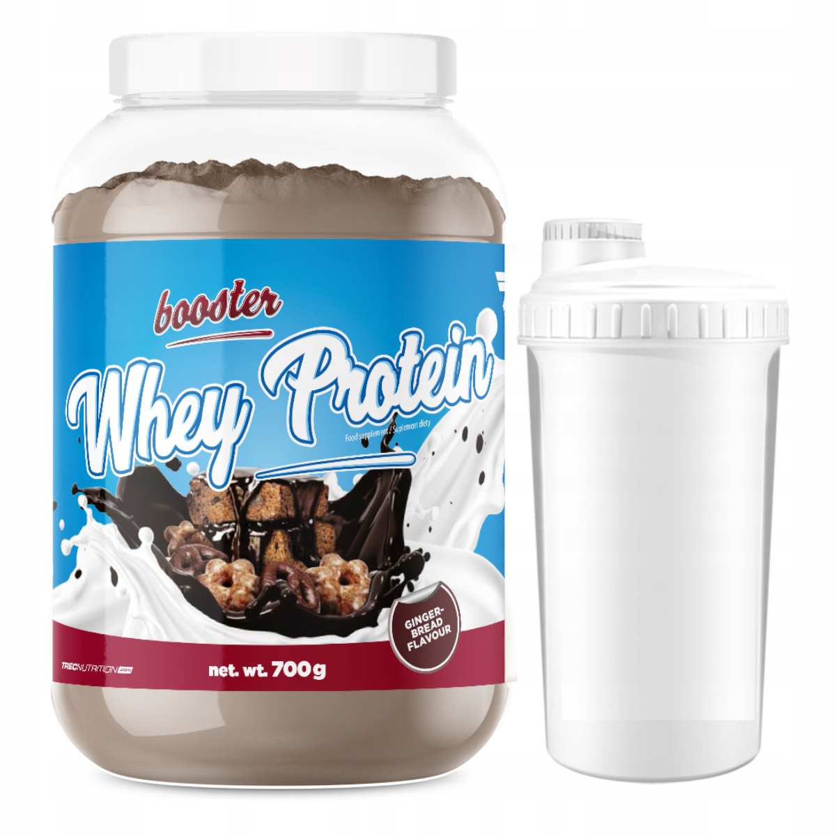 Proteín - TREC BOOSTER WHEY PROTEIN 700g WPC PROTEÍNOVÁ HMOTNOSŤ !!!