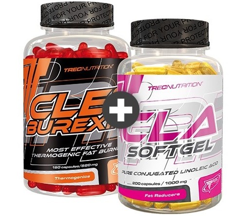 Spaľovač tuku - TREC CLENBUREXIN 180K + CLA 200K FAT BURNER
