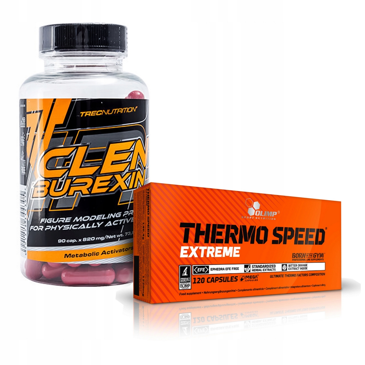 Spaľovač tuku - TREC CLENBUREXIN 90CAP THERMO READY 120CAP horák