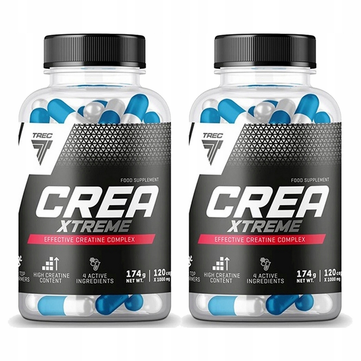 Kreatín - TREC CREA9 XTREME 240 kapsúl CREATINE 9 FORMULÁR VKLADU!