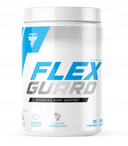 Ochrana kĺbov - TREC FLEX GUARD 375G na rybníkoch kolagén glukozamínom