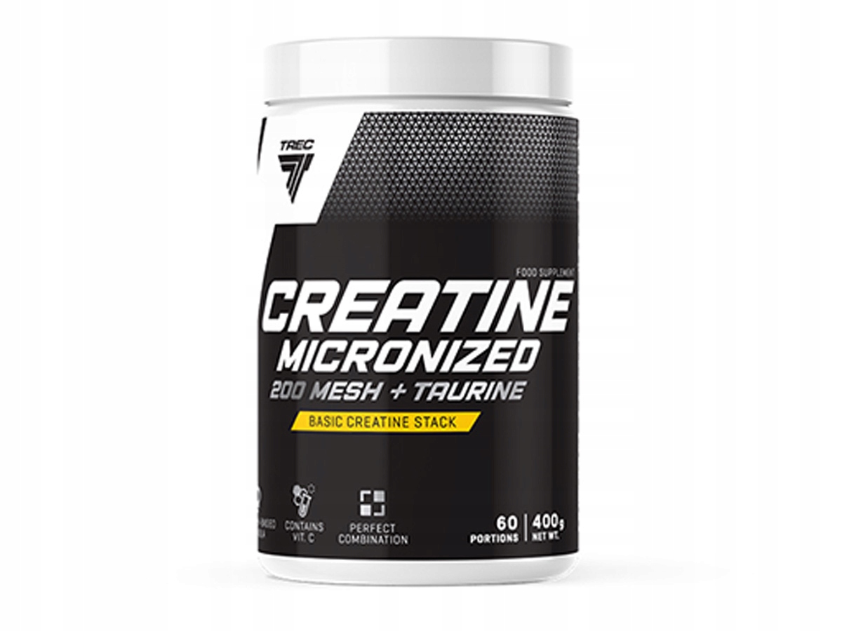 Kreatín - TREC Kreatín Mikronizovaný 200 mesh + Taurín 400 g
