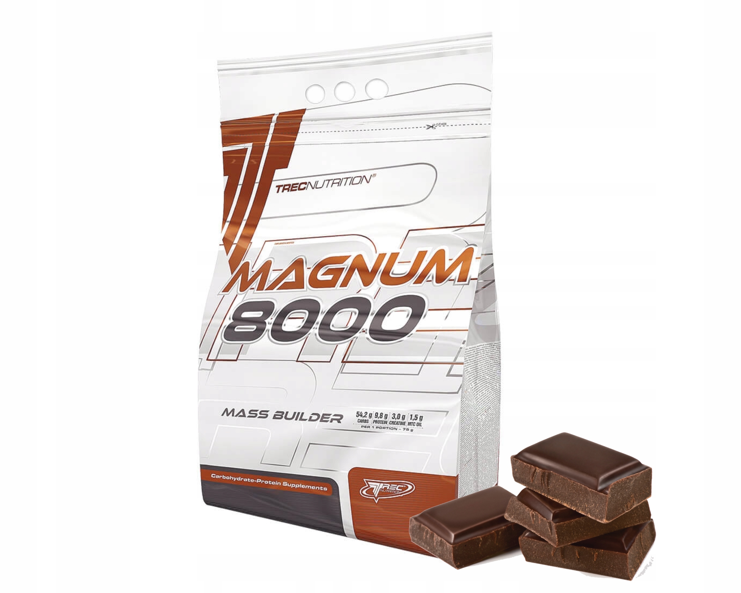 Gainer - TREC Magnum 8000 5450g Hard Gainer Mass XXL silu