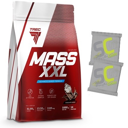 Gainer - TREC Mass XXL 1KG UP Activator Gain Bold Mutant