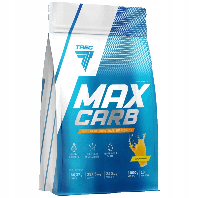 TREC MAX CARB 3KG ENERGY GLIKOGEN CARBO COBBY