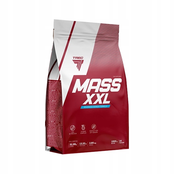 Gainer - TREC Mass XXL 4 800 g MEGA MASOVÝ SILNÝ GAINER !!
