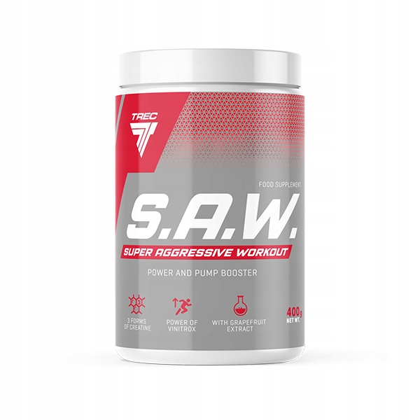 TREC S.A.W. 400g Pre-cvičenie PreWorkout