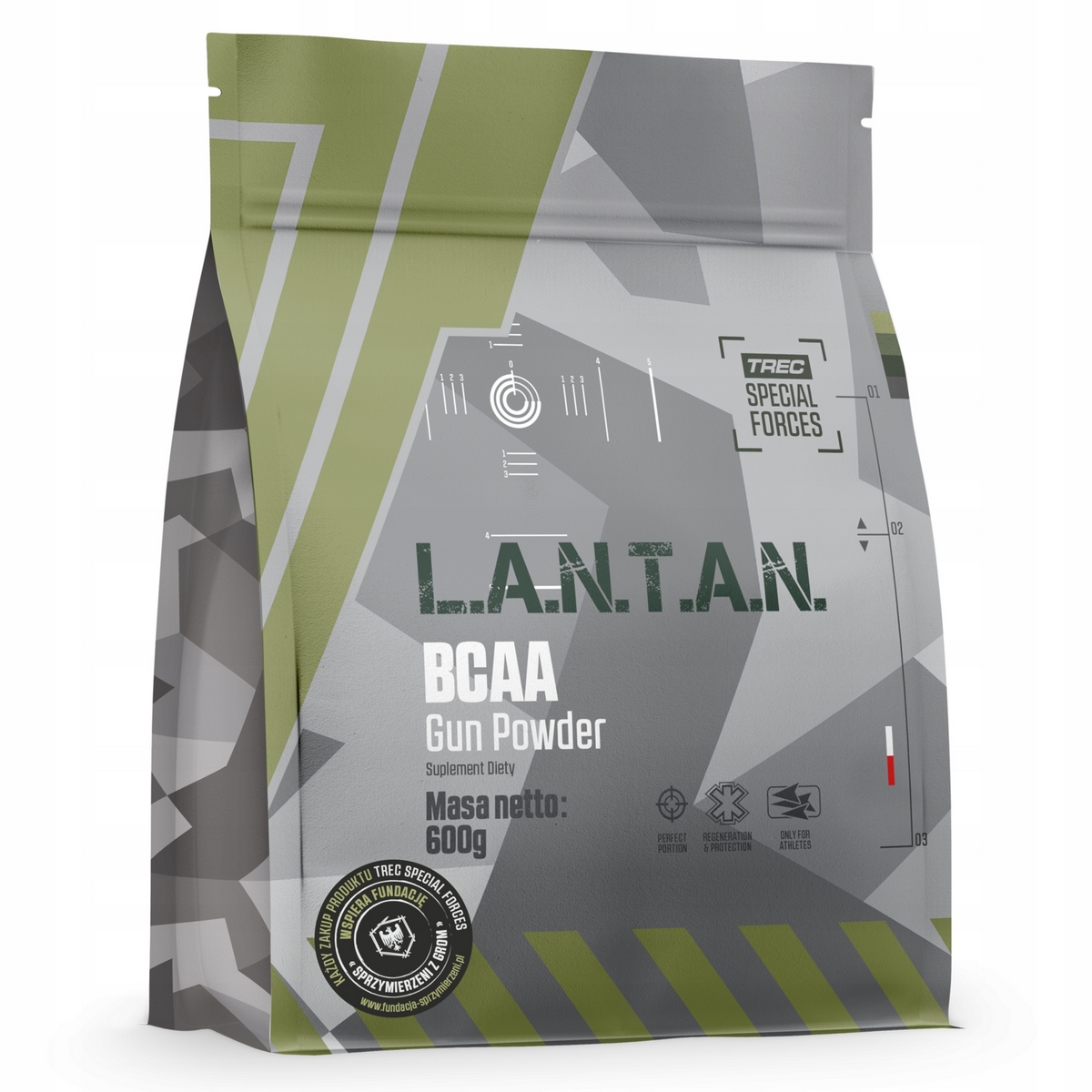 Aminokyseliny - TREC SF L.A.N.T.A.N. BCAA GUNG SWEGE 600G