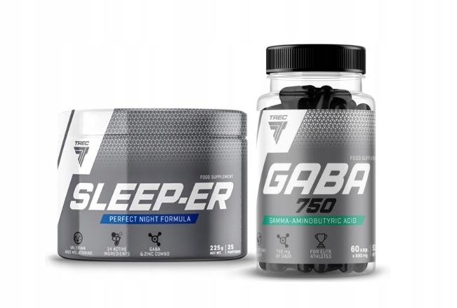 Testosterón - TREC SLEEP-ER SPÁNOK 225g DEEP SLEEP + GABA 60cap