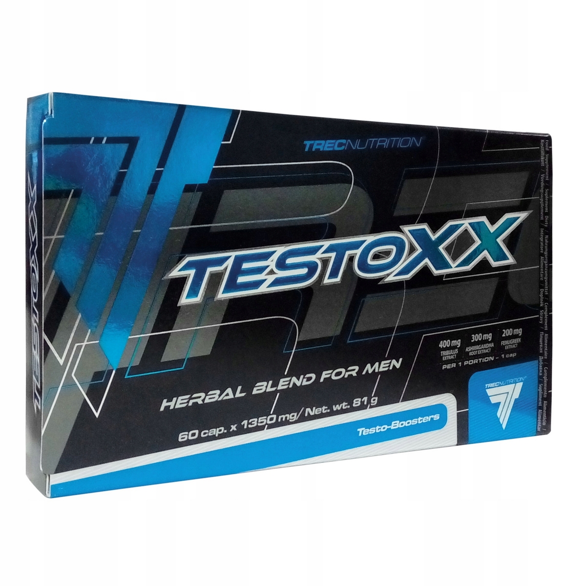 Testosterón - TREC TESTOXX 60CAP testosterón Booster Ashwagandha