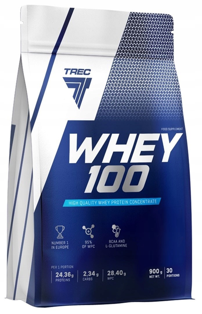 Proteín - TREC Srvátka 100 900g Proteínová regenerácia proteínov WPC