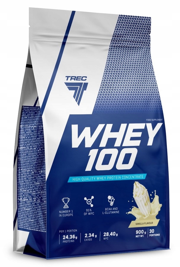 Proteín - TREC Srvátka 100 900g srvátková proteínová proteín WPC
