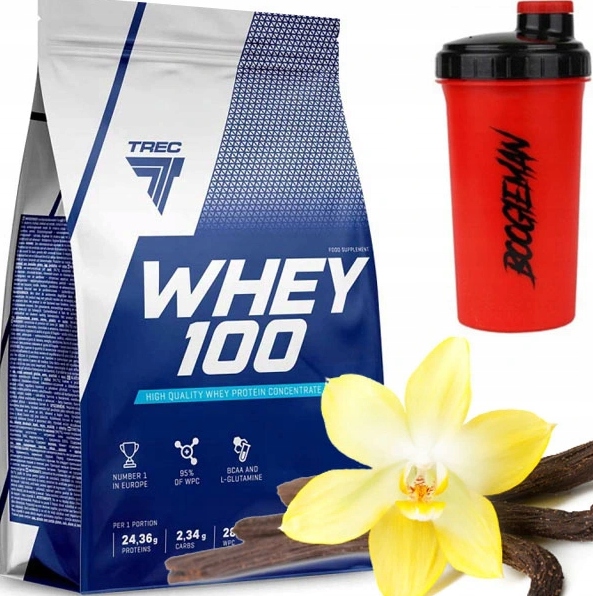 Proteín - TREC Srvátka 100 900g Super Protein WPC + Shaker + PR SFD