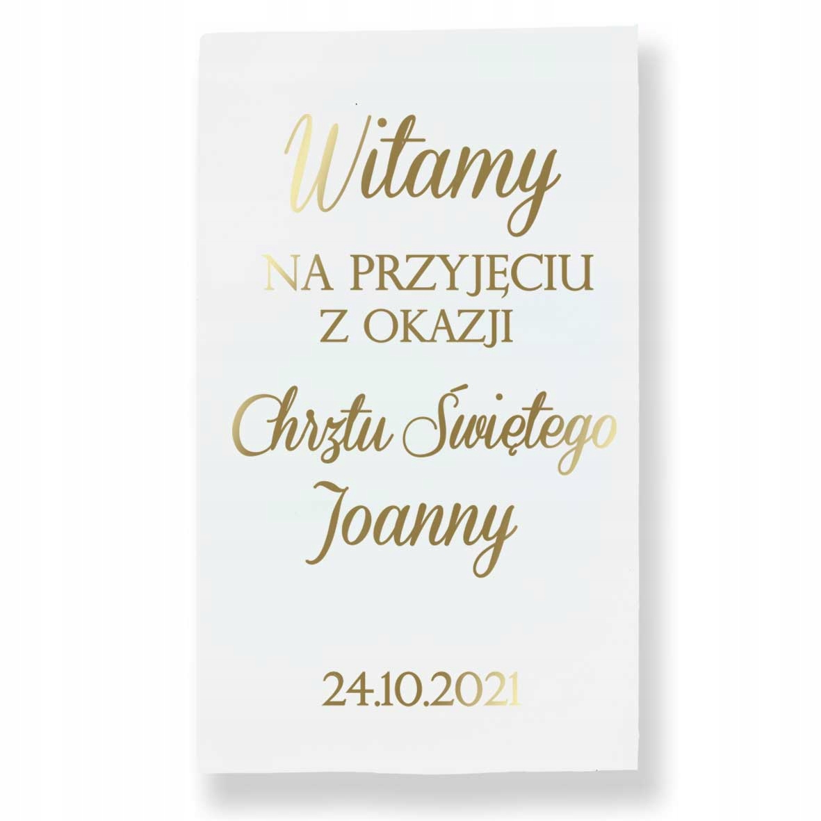 Doplnky na krst - Svätý krst uvítací Board 40x70