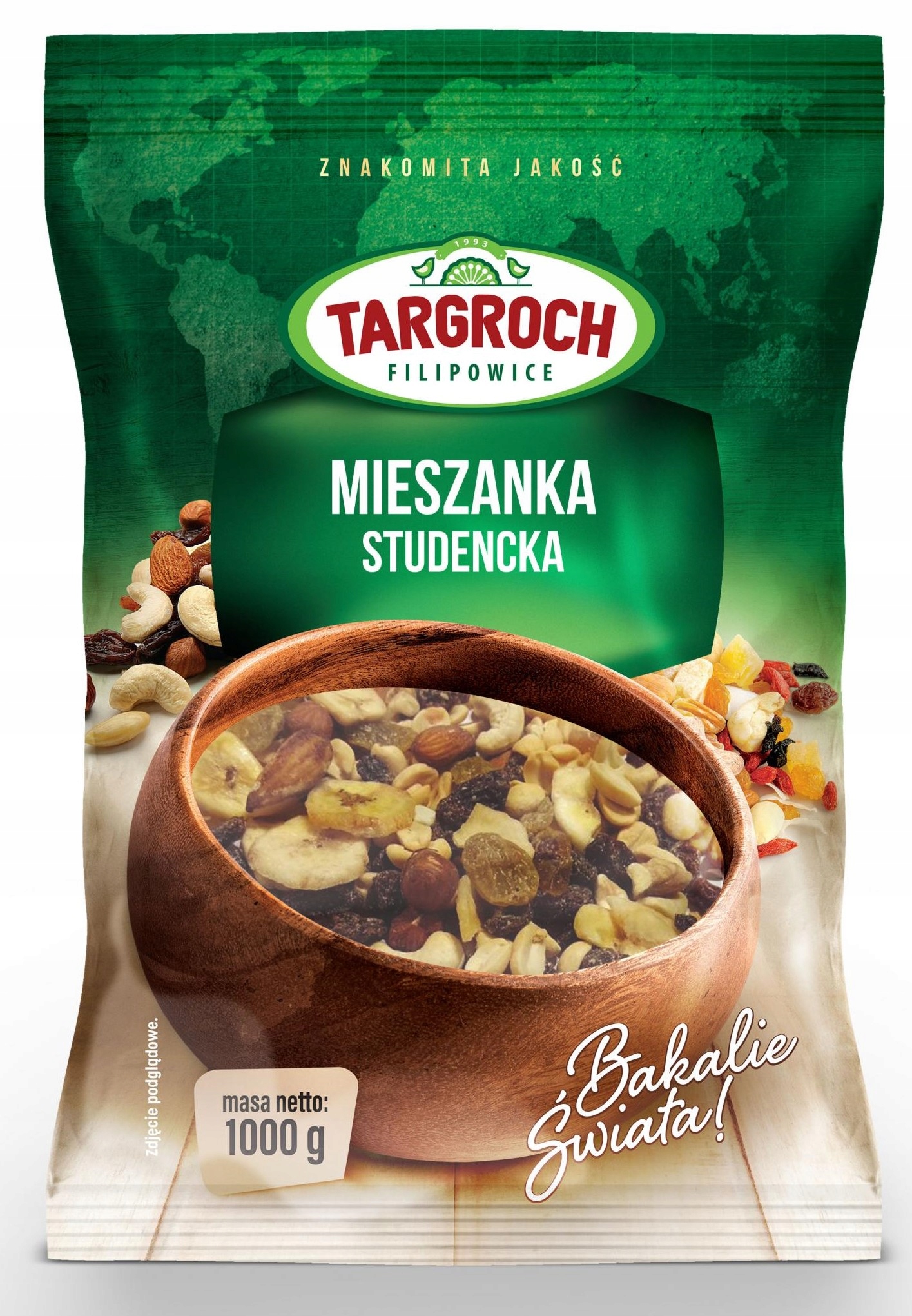 Sušené ovocie - Truck Broch Študent MIX 1000G BAKALIE