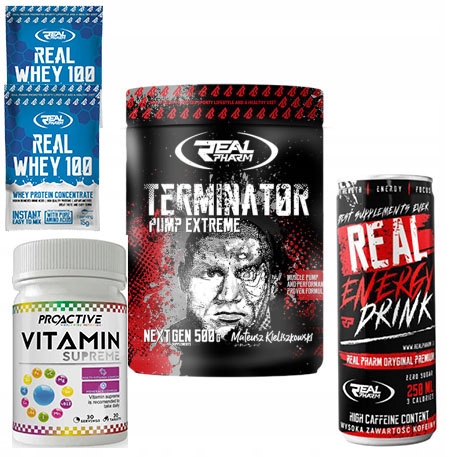 Terminátorové ČERPADLO EXTRÉMNE 500g Real Pharm ZDARMA
