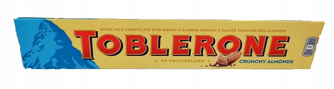 ToblerOne Crunchy Mandle Honey Nougat Salt ALMONDS