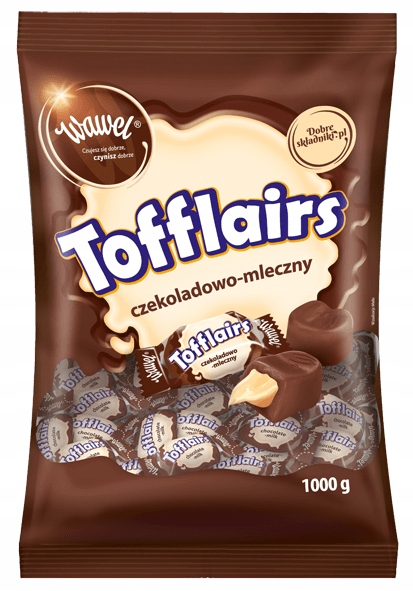 TOFFLIKACIE CHOCKOLATE MILKU 1KG WAAVEL