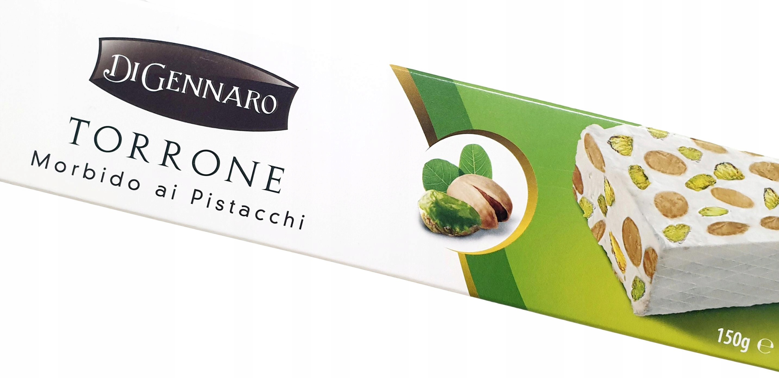 Torone s mandľami a pistácimi. Taliansky Nougat 150g