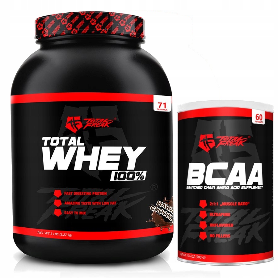 Proteín - Total Freak Total Whey 100% 2270g bielkovín + ZADARMO