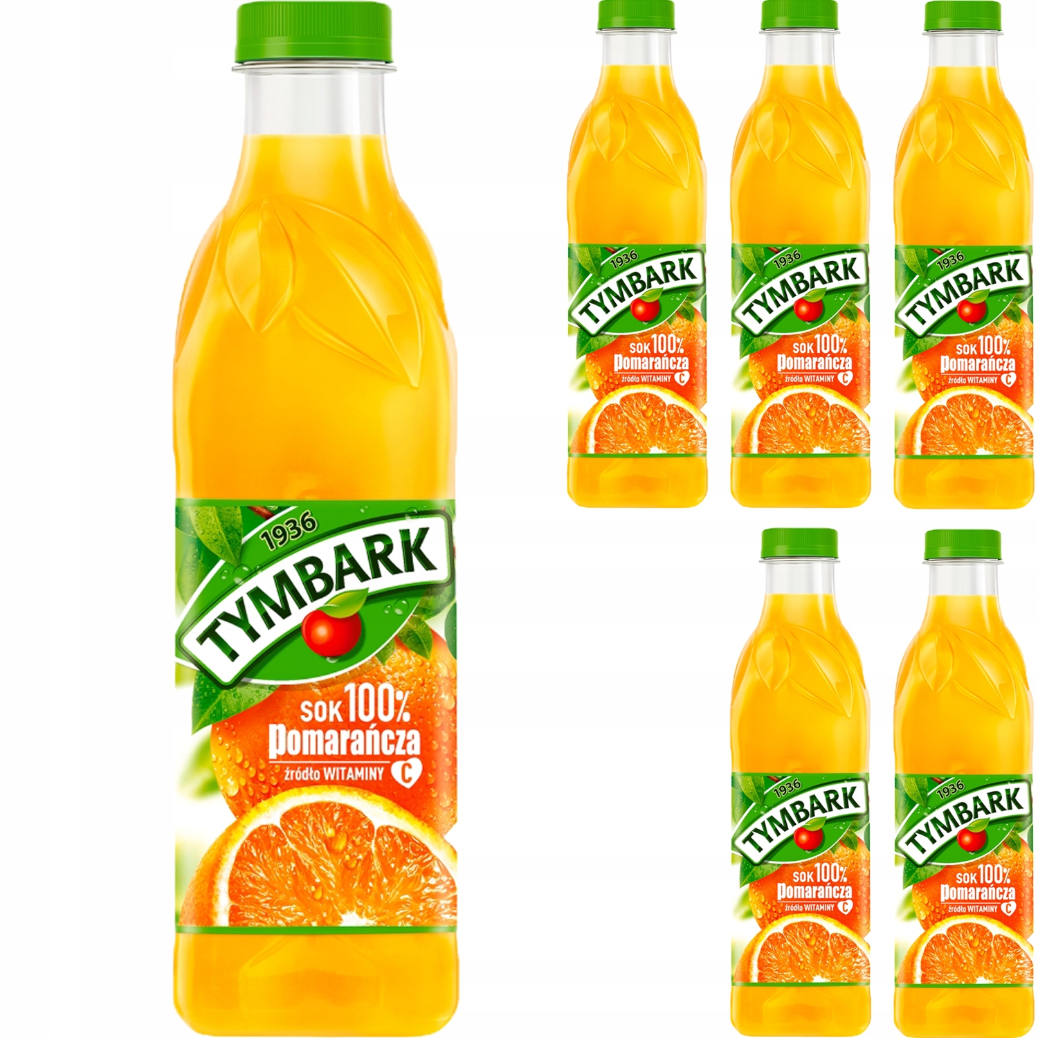 Tymbark Juice 100% oranžové zdroje Vitamíny 6x 1L
