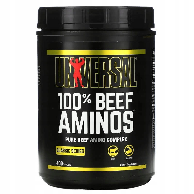 Aminokyseliny - Univerzálne 100% hovädzie mäso AMINOS 400 AMINOY KYSELY BCAA EAA