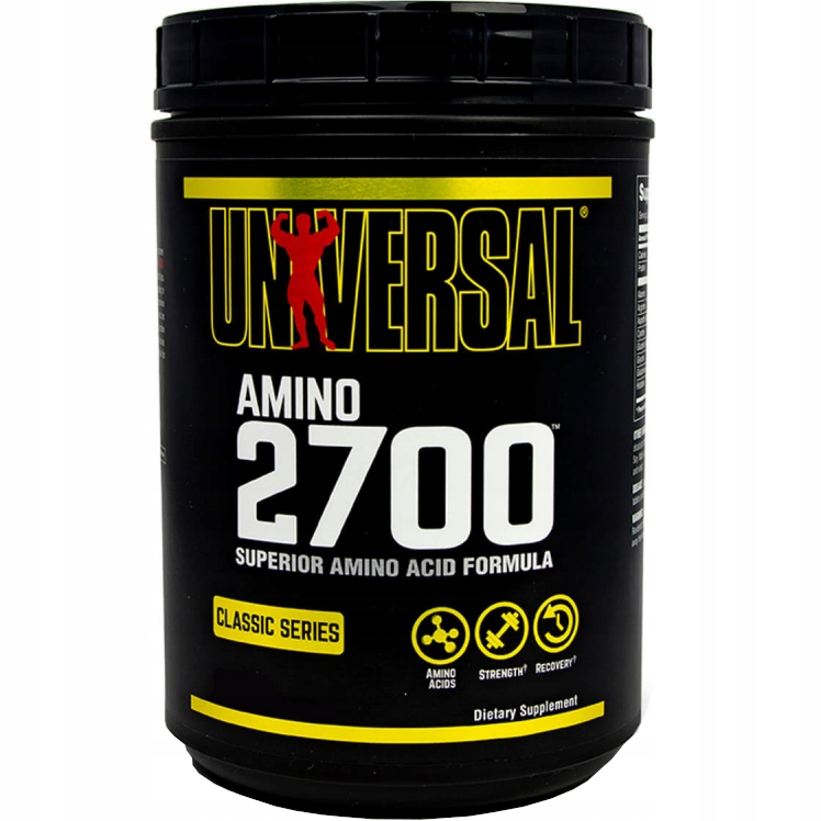 Aminokyseliny - Universal Amino 2700 700 Tabuľky Aminokyseliny EAA BCAA