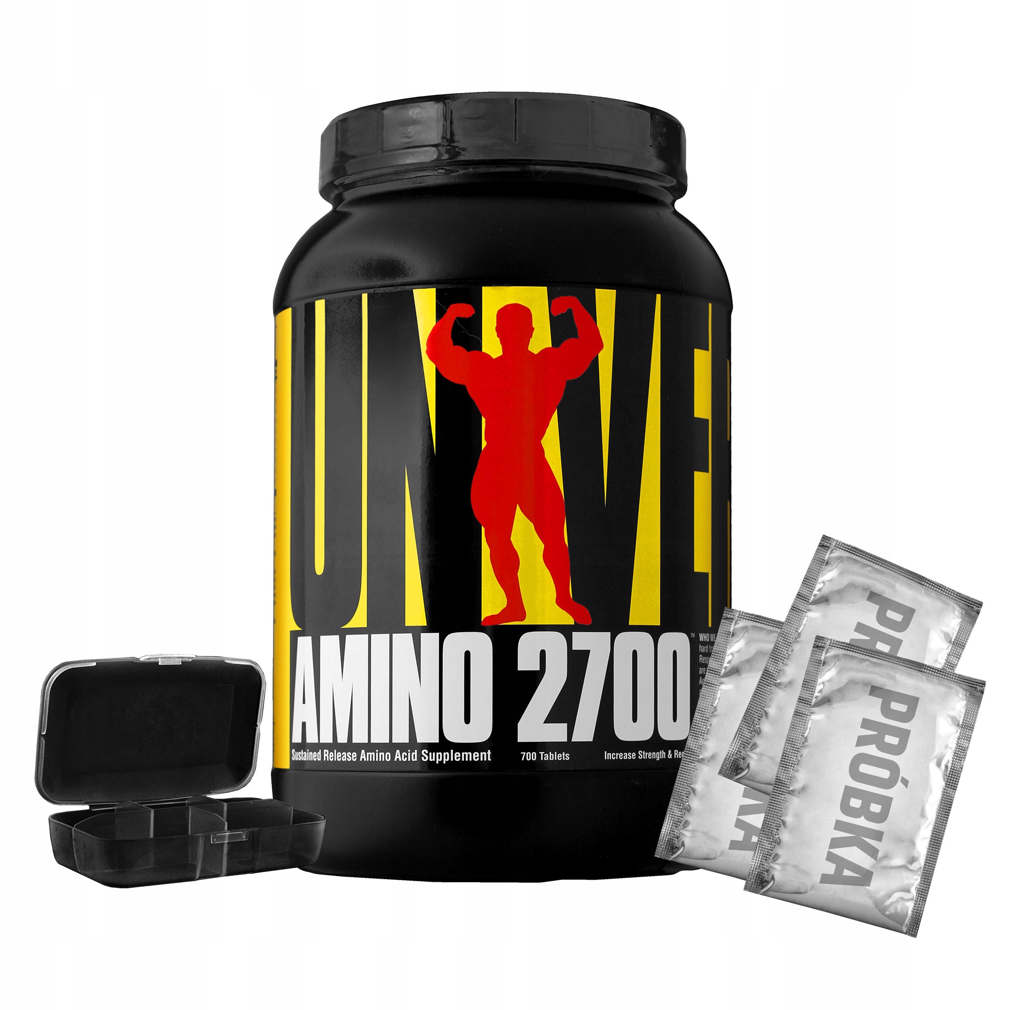 Aminokyseliny - UNIVERZÁLNE AMINO 2700 700 tab. MNOŽSTVO PEVNOSTI AMINOKYSELÍN