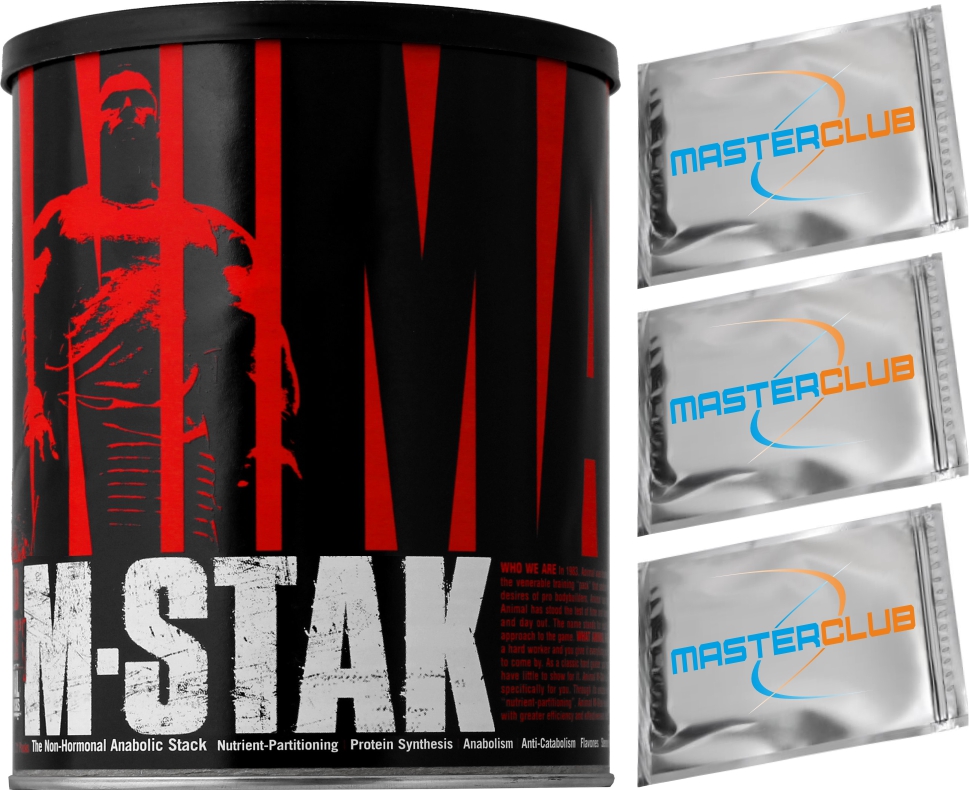 Testosterón - Universal Animal M-Stak 10s Testosterón + Anabolics