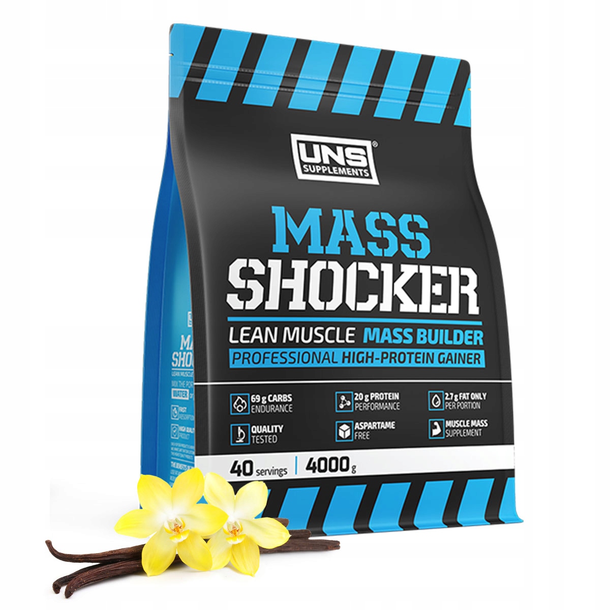 Gainer - SHOCK SHOCKER - 4KG Vanilka