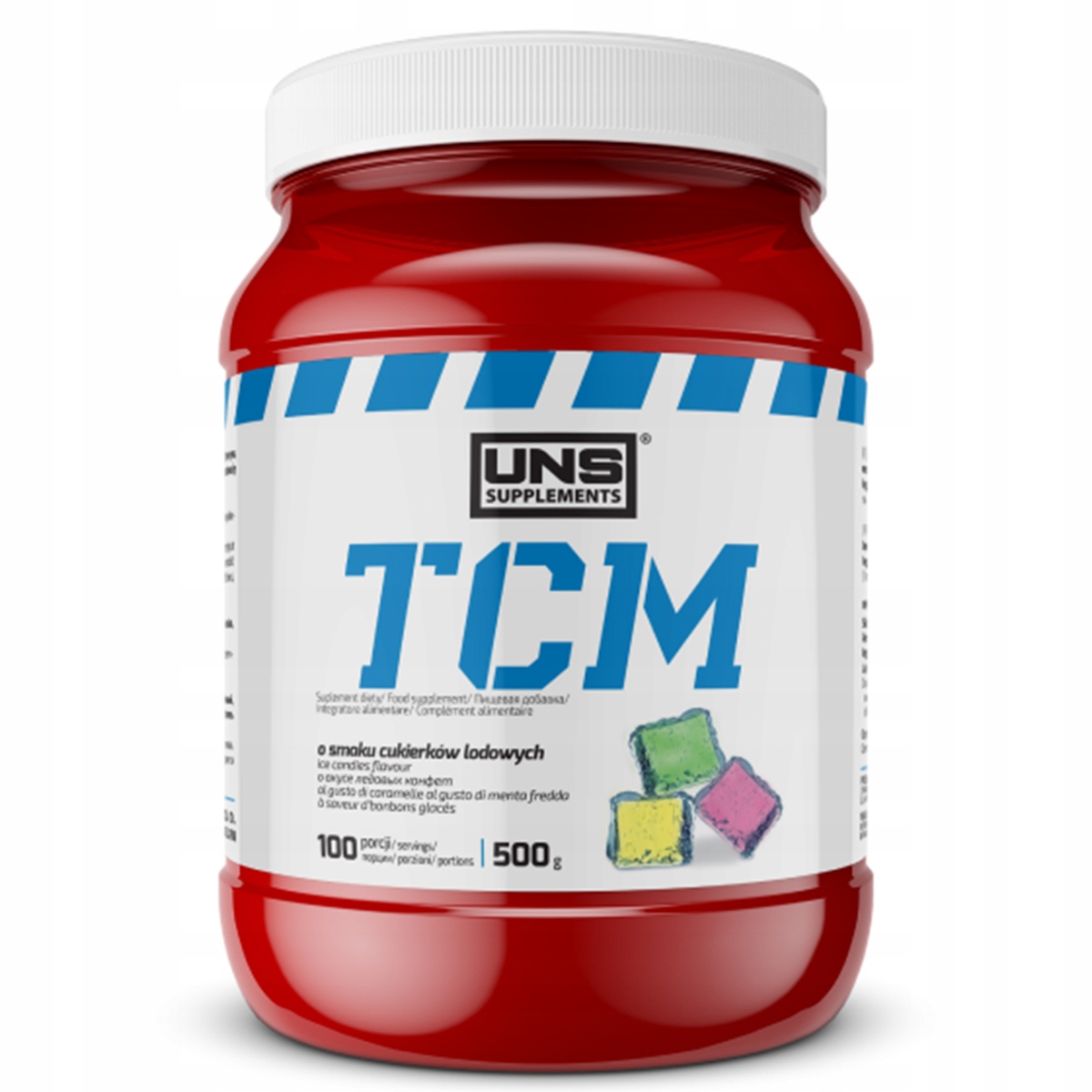 Kreatín - UNS TCM - 500g zmrzlinové cukríky APPLE CREATINE