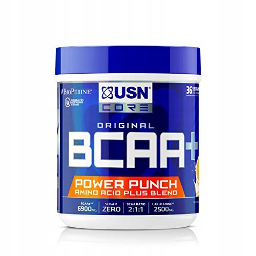 Aminokyseliny - USN BCAA Power Punch 400g Mandarin