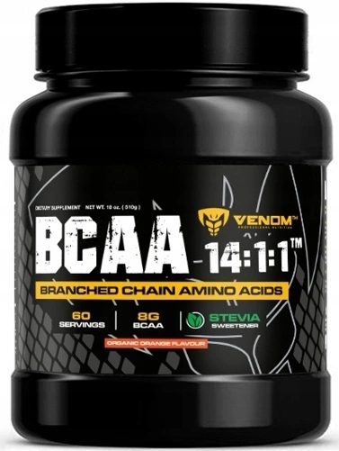 Aminokyseliny - Venom BCAA 14: 1: 1 510 g Xtra silné aminokyseliny