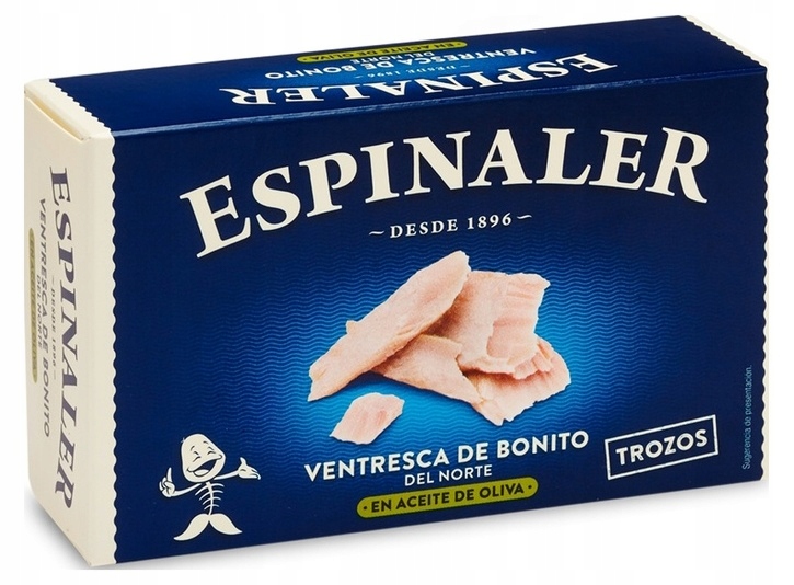 Tuniaky z tuniaka Ventresca albacore na olivovom oleji. 110 g