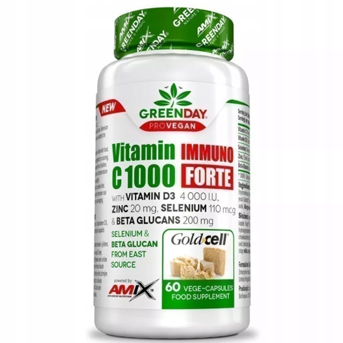 Vitamín C 1000 - selén + vitamín D3 + beta glukán + zinok