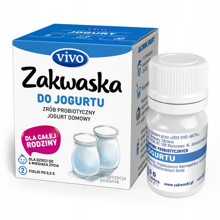 Živá bakteriálna kultúra pre jogurt 1 g