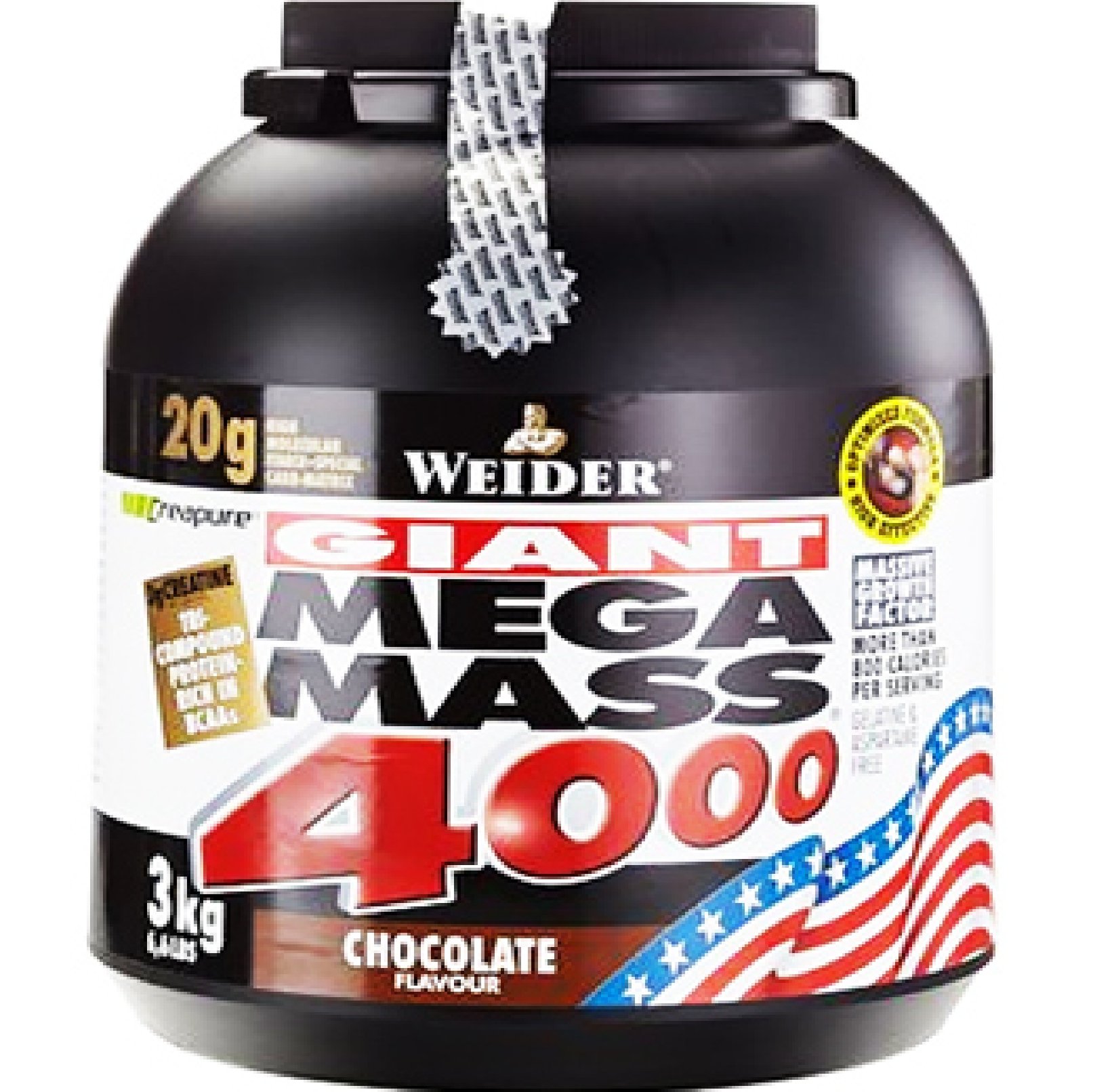 Gainer - Weider Giant Mega Mass 4000 3000g Mass + 3KG proteín