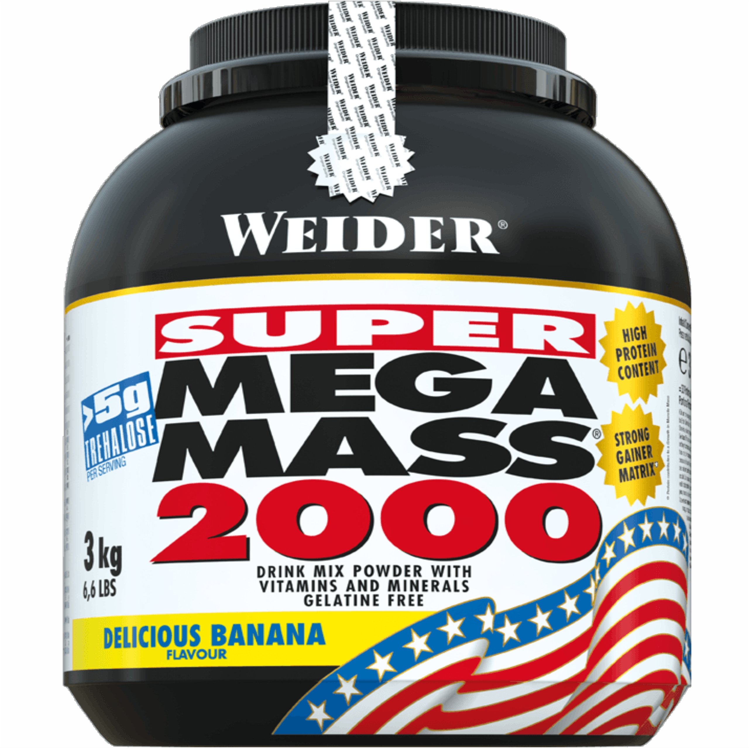 Gainer - Weider Giant Super Mega Mass 3000G + 3 kg Proteín