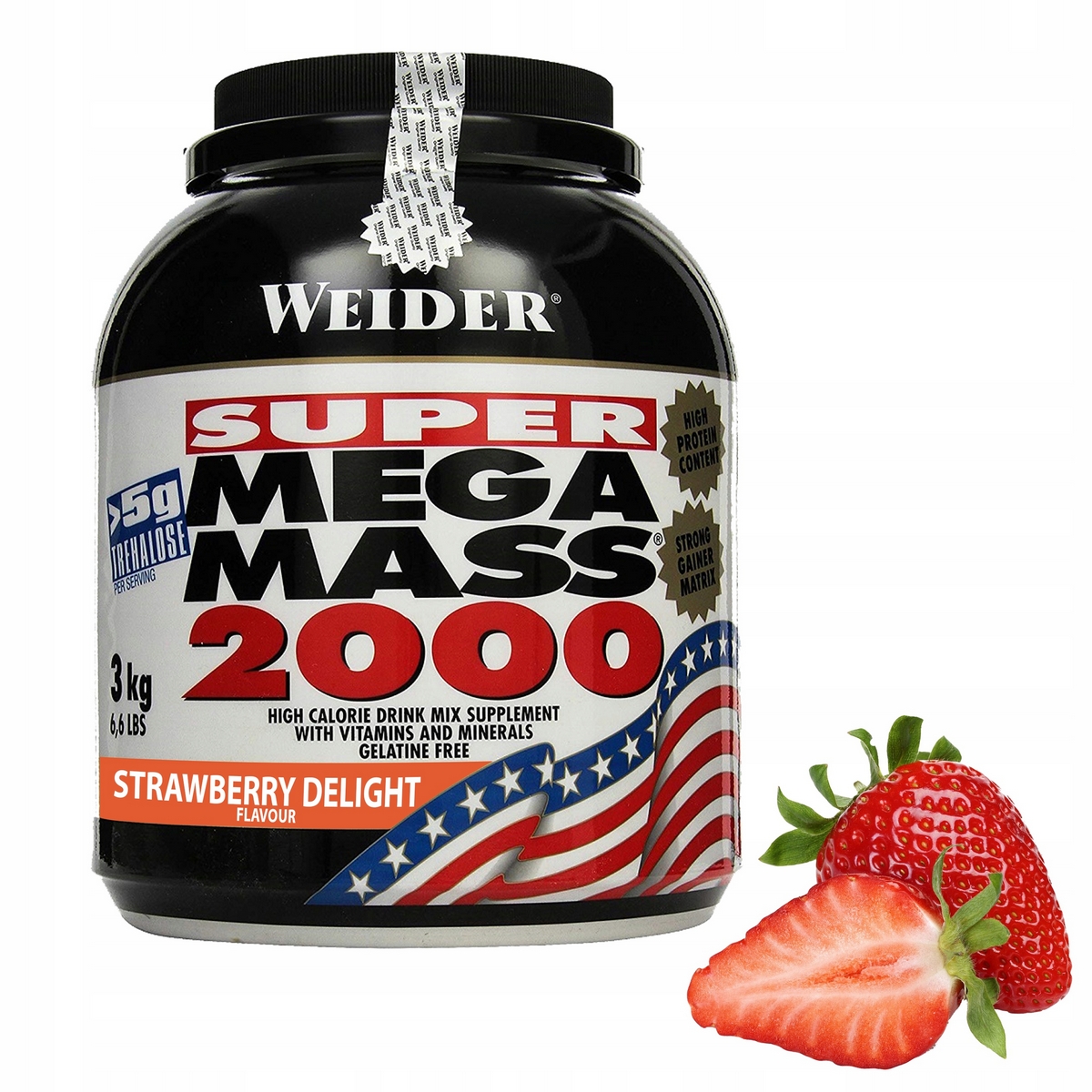 Gainer - WEIDER MEGA MASS 2000 3000G ZISKOVAČ HMOTNOSŤ HORNÁ