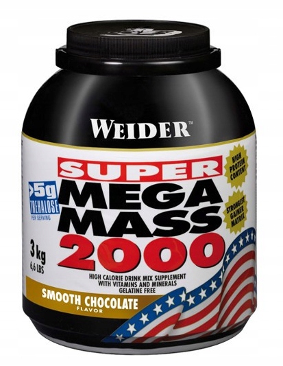 Gainer - Weider Mega Mass 2000 3000g Gainer XXL Mutant Mass